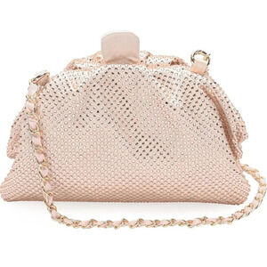 🆕 Rhinestone Clutch Purse, champagne